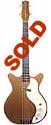 Danelectro Shorthorn Bass, hollow body, electric bass guitar with 1 pickups