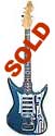 Silvertone-Teisco model #ET-460/K4L, solid body, electric guitar with 4 pickups