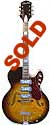 Silvertone-Harmony 1429L - 3 pickup tobaccoburst finish hollow body electric guitar 1959