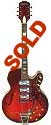 Silvertone-Harmony 1454 electric guitar 3 pickups, Bigsby tail piece chicago 1965