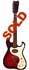 Silvertone 1457-Danelectro-made 2 pickup, electric guitar amp in case, 1964, red burst