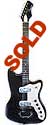 Silvertone-Harmony #1476L Silhouette - 2 pickup solidbody electric guitar 1964