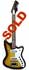 Silvertone-Harmony #1477L Silhouette - 2 pickup solidbody electric guitar 1964-shaded walnut finish