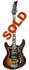 Silvertone-Teisco 1445L Mosrite solid body 3 pickup electric guitar