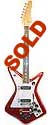 Wurlitzer Gemini solid body, stereo, electric guitar - 2 pickups - candy apple red finish