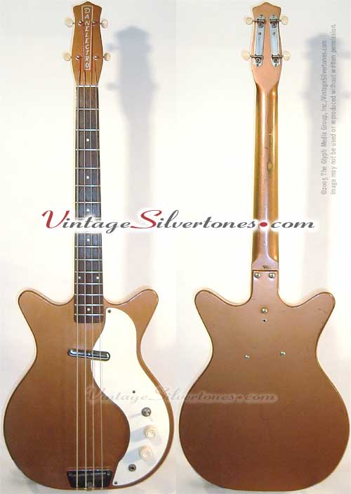 Danelectro Shorthorn Bass, hollow body, electric bass guitar with 1 pickups