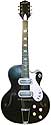 Silvertone-Harmony H62 electric guitar 2 pick ups chicago made 1957 archtop black