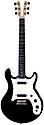 Kramer 250g-Neptune, NJ 2 pickup, electric guitar, 1977, black finish, white pickguard, double cutaway