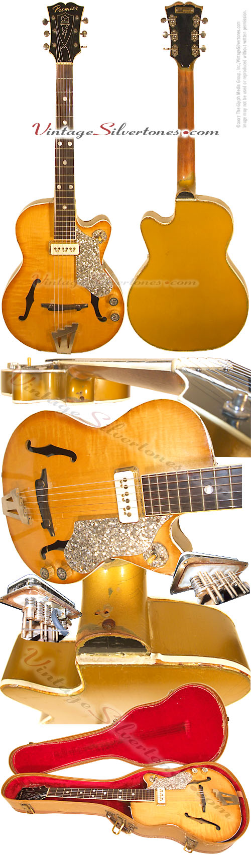 Multivox Premier Bantom E-711 electric guitar circa 1962