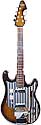 Silvertone-Teisco model #WG-2L, solid body, electric guitar with 2 pickups-brown burst