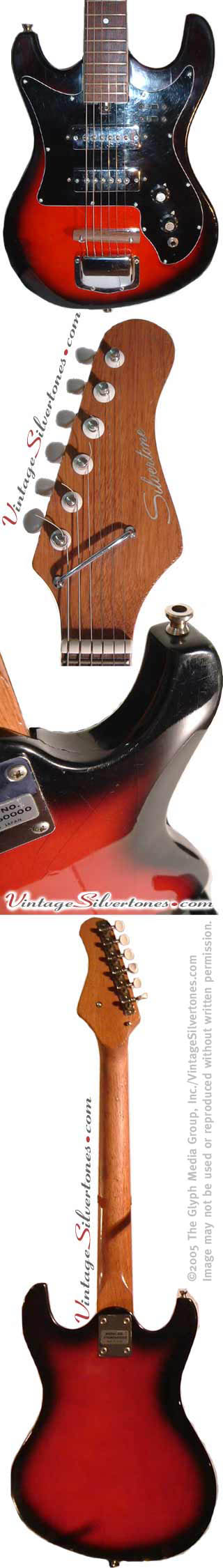 Silvertone 319.14060000- Student Stratocaster (Frankenstein)-details