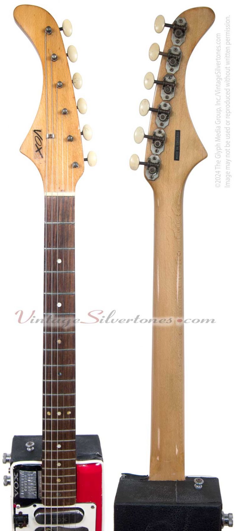 VOX Winchester (formerly Ace/Super Ace) electric guitar - front/back-neck